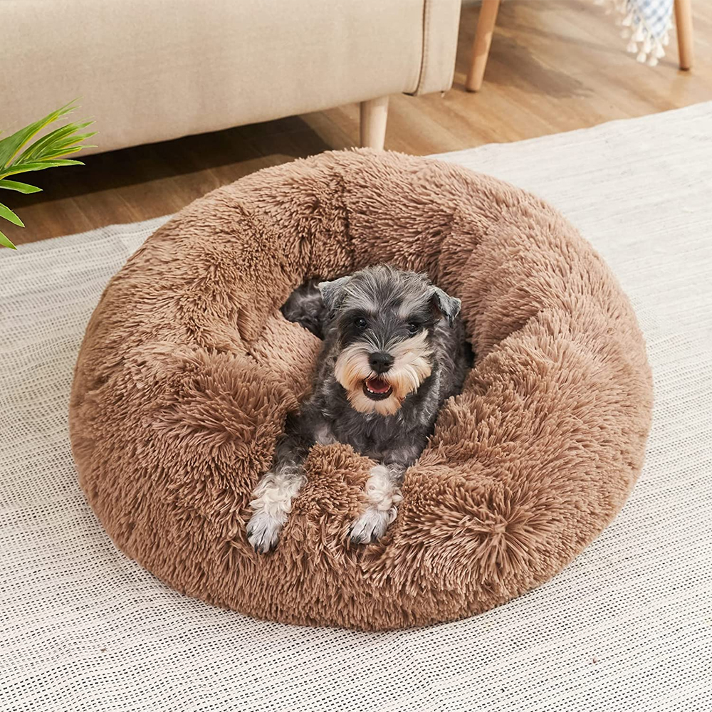 CUDDORA™ – Lit rond ultra doux pour chien et chat